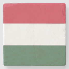 Porta-copo De Pedra Bandeira Húngara