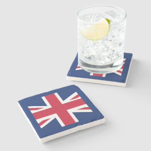 Porta-copo De Pedra Bandeira Inglesa Patriótica