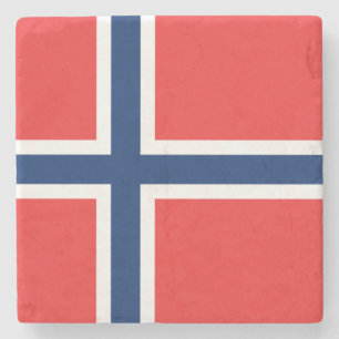 Porta-copo De Pedra Bandeira norueguesa (Noruega)