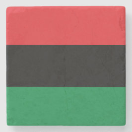 Porta-copo De Pedra Bandeira Pan-Africana
