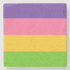 Porta-copo De Pedra Bandeira Sápphica (Amor Lésbico) (LGBT)