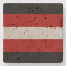 Porta-copo De Pedra Bandeira Satânica
