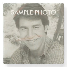 Bandeja Quadrada de Pedra Personalizada com Imagem