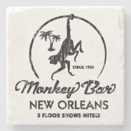 Porta-copo De Pedra Bar Macaco Nova Orleans