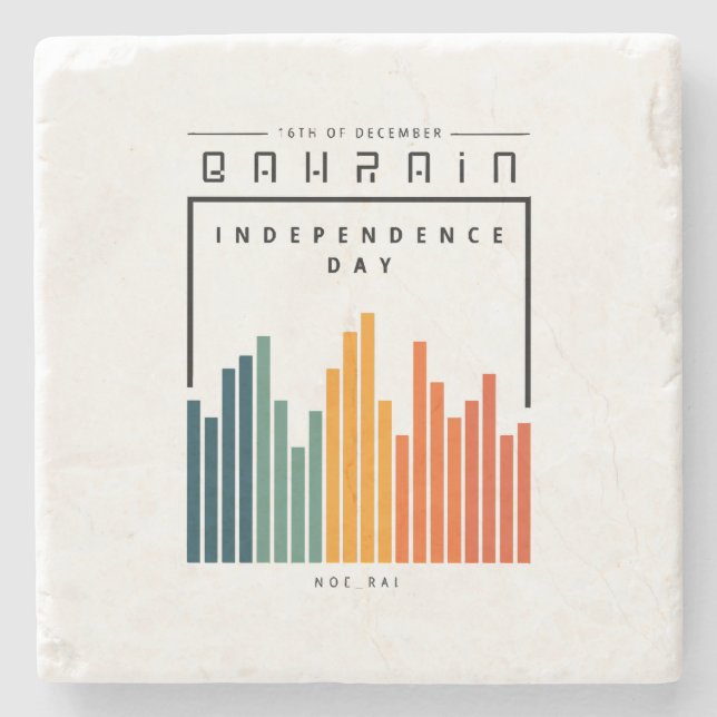 Porta-copo De Pedra Barém retrô (Frente)