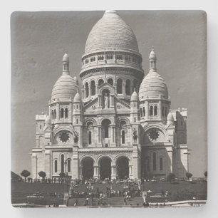 Porta-copo De Pedra Basílica Vintage França Paris Sacre Coeur