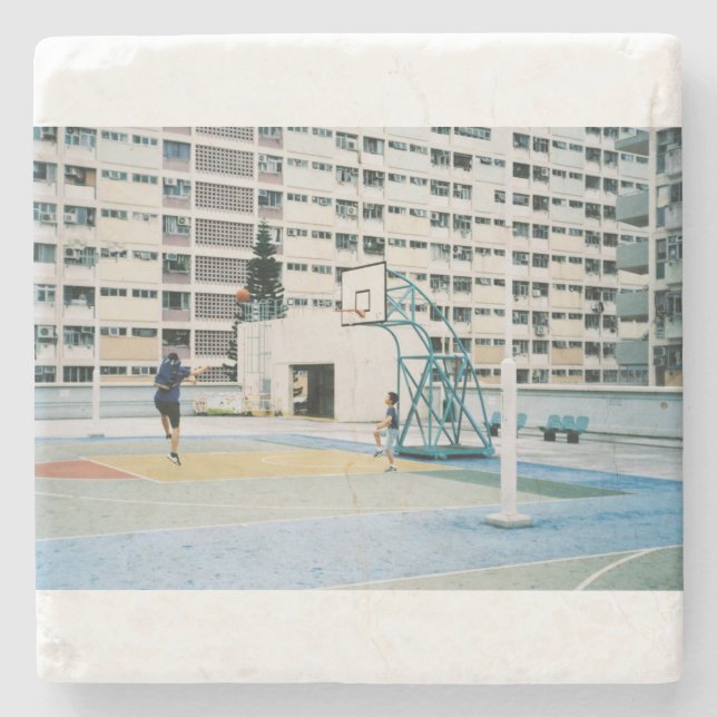 Porta-copo De Pedra Basquete 103 (Frente)