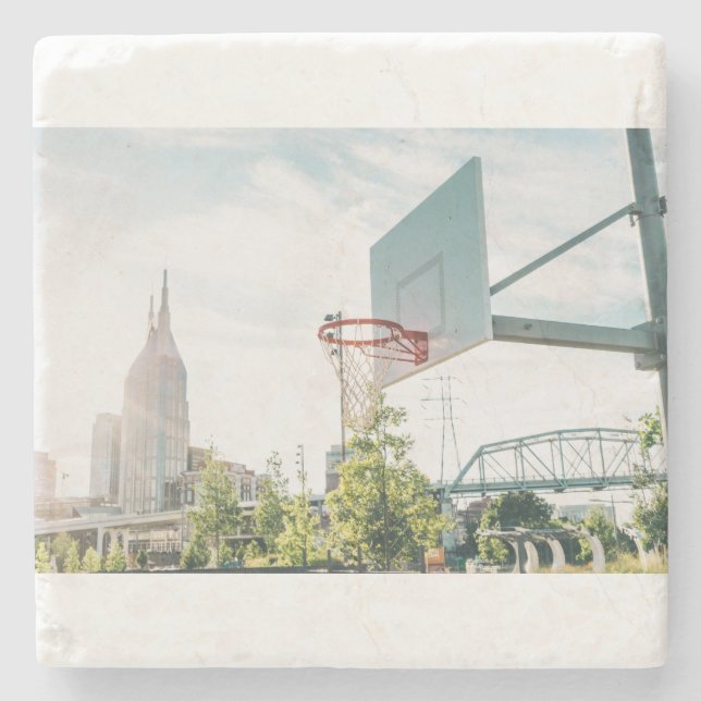 Porta-copo De Pedra Basquete 113 (Frente)