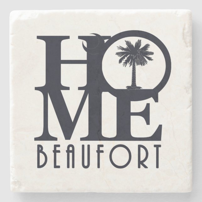 Porta-copo De Pedra BeaufortSC HOME (Frente)