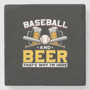 Porta-copo De Pedra Bebedor de Cerveja Beisebol Humor de Cerveja Anive