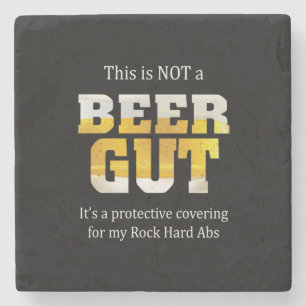 Porta-copo De Pedra Bebedor de Cerveja Não é um Aniversário de BARRIGA