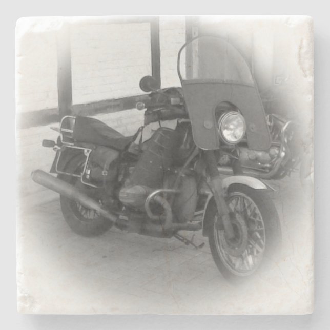 Porta-copo De Pedra Beer Motorcycle Coaster 2 (Frente)