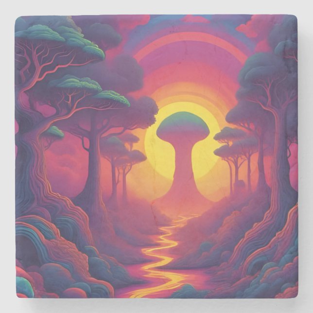 Porta-copo De Pedra Beginning of The Fall Art (Frente)