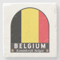 Bélgica Sinalizador Emblem Distestido Vintage