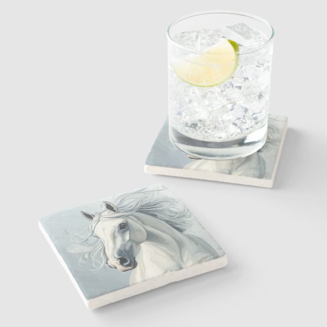 Porta-copo De Pedra BELO CAVALO #1 Travesseiro decorativo (Lateral)