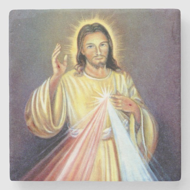 Porta-copo De Pedra Belo Jesus Cristo (Frente)