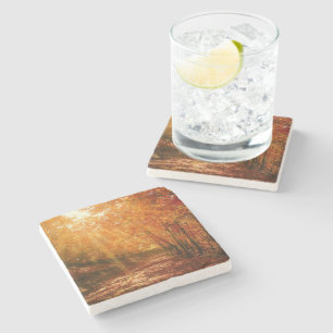 Porta-copo De Pedra Belo outono