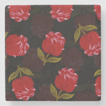 Belo padrão de bordados de rosas translúcidos