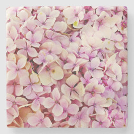Porta-copo De Pedra Belos Flores de Hydrangea