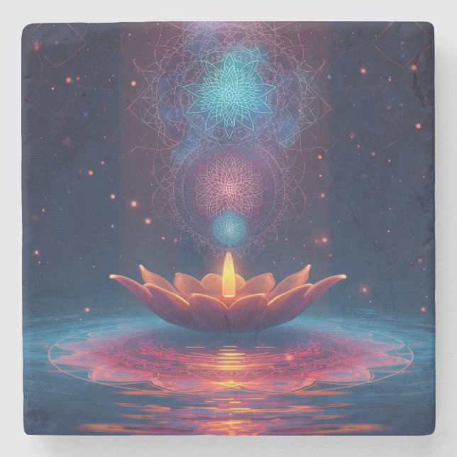 Porta-copo De Pedra Bem-estar  (Frente)