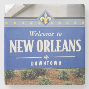 Porta-copo De Pedra Bem-vindo, Centro, Nova Orleans.