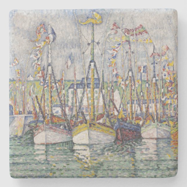 Porta-copo De Pedra Bênção da frota atuneira de Groix (Frente)