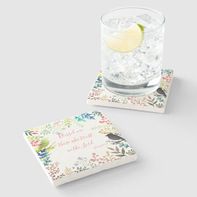 Porta-copo De Pedra Bendito (Lateral)