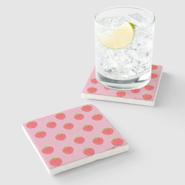 Porta-copo De Pedra Berry Beauigh Summer (Lateral)