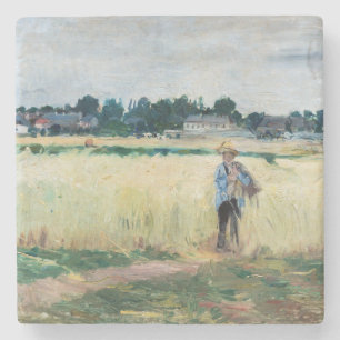 Porta-copo De Pedra Berthe Morisot - No Campo de Trigo em Gennevillier