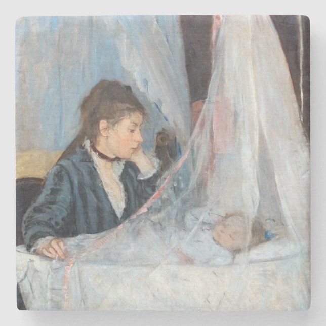 Porta-copo De Pedra Berthe Morisot - O Crâle (Frente)