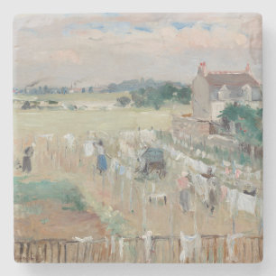 Porta-copo De Pedra Berthe Morisot - Pendurando a Roupa para Secar