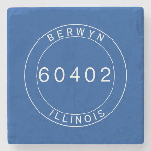 Porta-copo De Pedra Berwyn, Illnois Zip Code