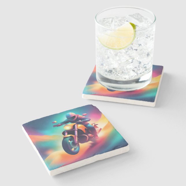 Porta-copo De Pedra bicicleta (Lateral)