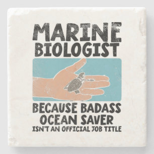 Porta-copo De Pedra Biologia Marinha
