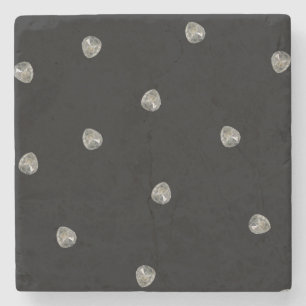 Porta-copo De Pedra Black Beach Brillianten - Diamond de diamante -