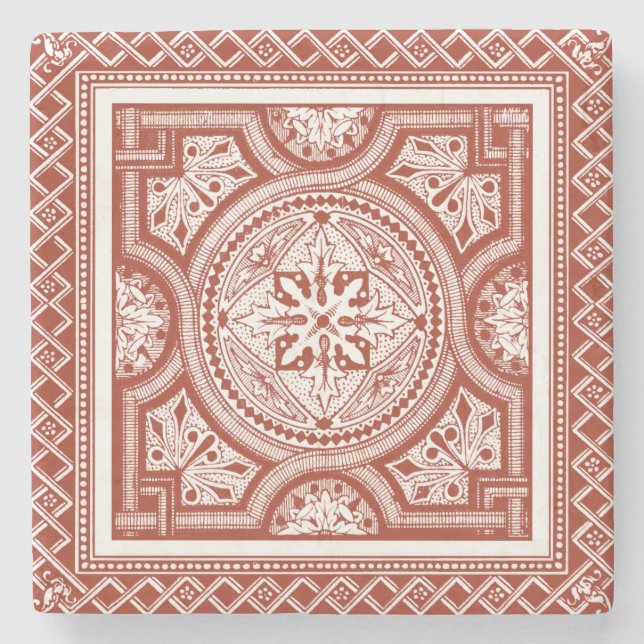 Porta-copo De Pedra Bloco de Madeira Cinnabar IV (Frente)