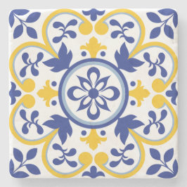 Porta-copo De Pedra Bloom do Mediterrâneo