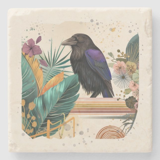 Porta-copo De Pedra BlossomRaven im Dschungel (Frente)