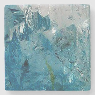Porta-copo De Pedra Blue Topaz