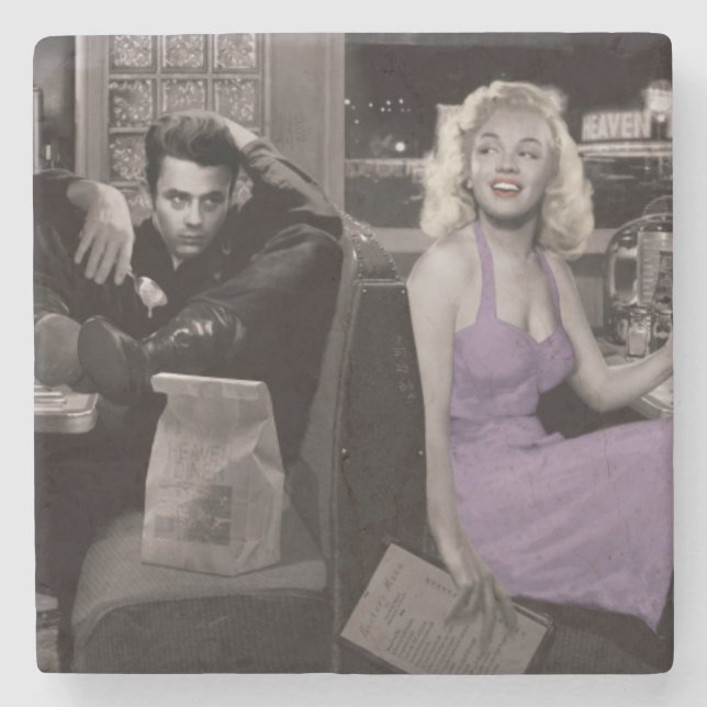 Porta-copo De Pedra Blueplate (Frente)