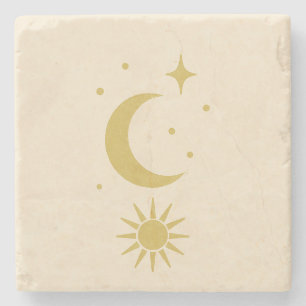 Porta-copo De Pedra Blush Celestial