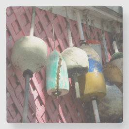 Porta-copo De Pedra Boias de lagosta em latice cor-de-rosa - Vinha de 