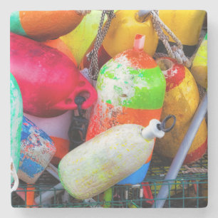 Porta-copo De Pedra Boias de lagosta no Bass Harbor