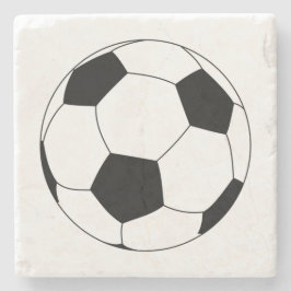 Porta-copo De Pedra Bola de Futebol (Futebol)