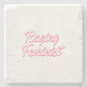 Porta-copo De Pedra Boneca Feminista Enfurecida