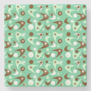 Porta-copo De Pedra Boomerangs Retro