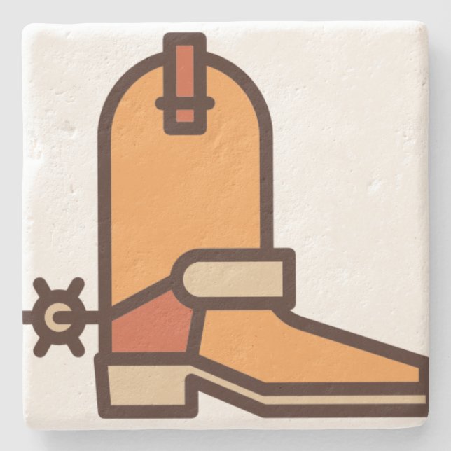 Porta-copo De Pedra botas (Frente)