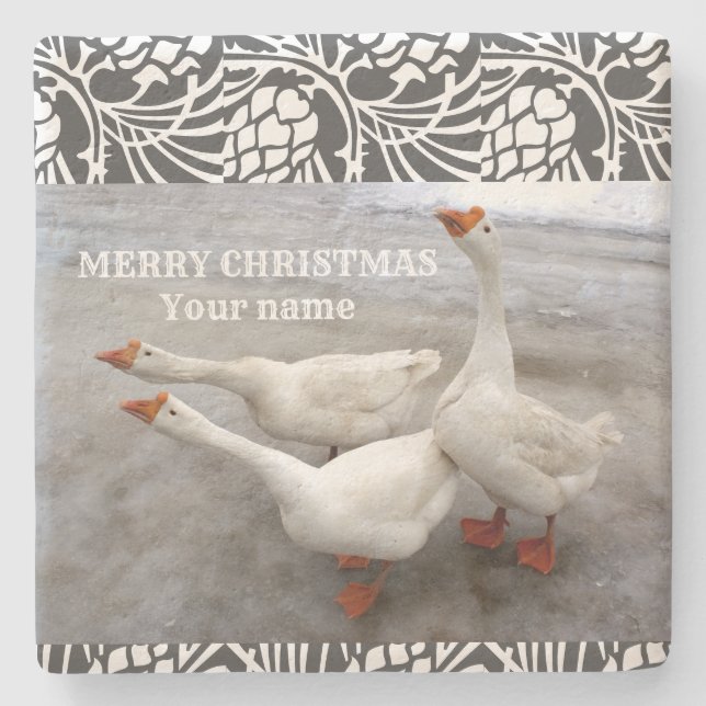 Porta-copo De Pedra Branca de queijo (Frente)