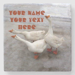 Porta-copo De Pedra Branca de queijo