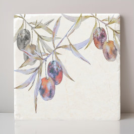 Porta-copo De Pedra Branch de Oliveiras Russo Moderno